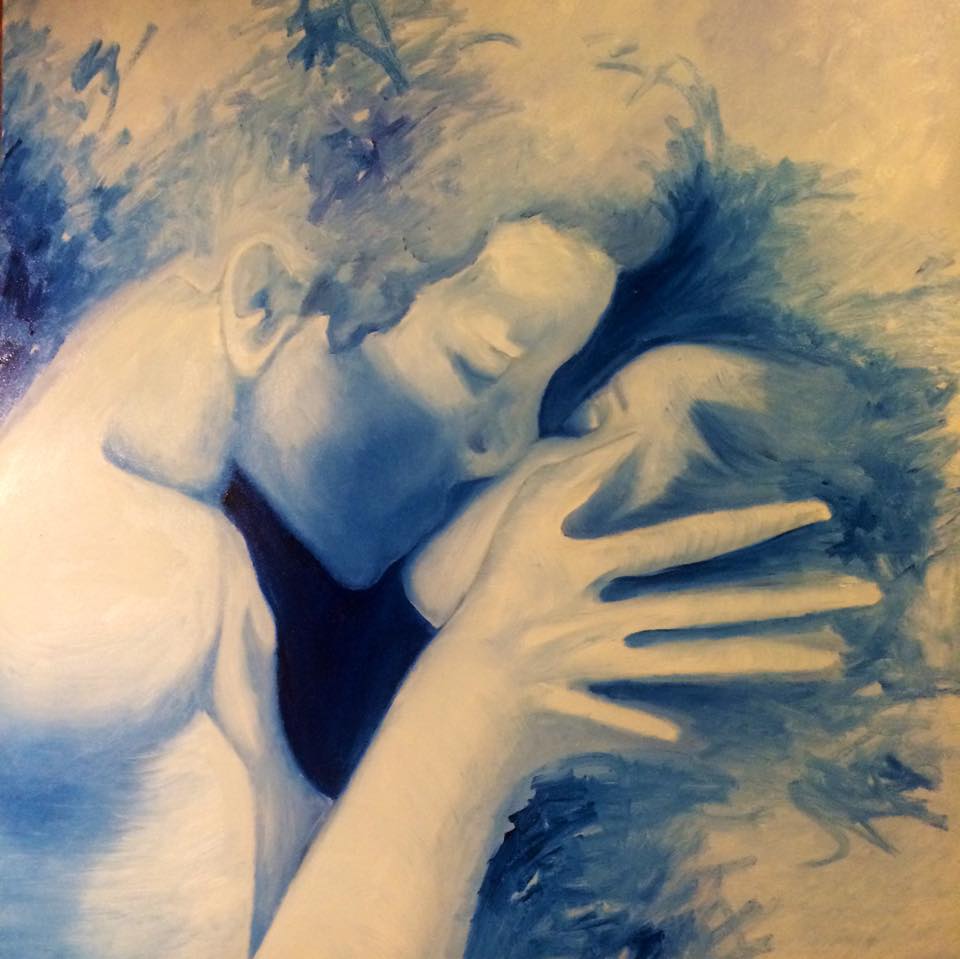 quadro "passione", olio su tela